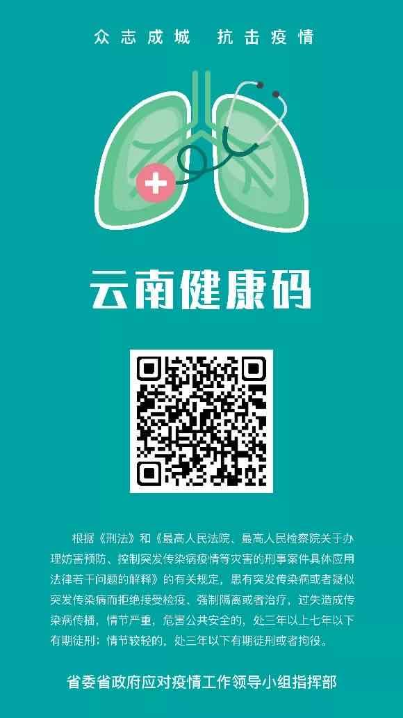 科技战“疫” 云南健康码来啦！